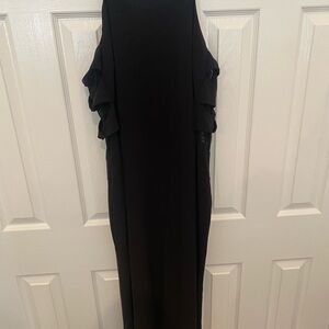 NEW Black Halston gown